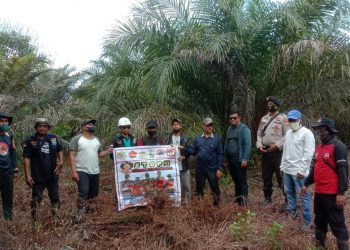 Patroli Gabungan, Polsek Teluk Meranti Tinjau Wilayah Rawan Karhutla