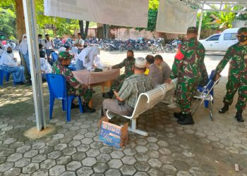 Polsek Bandar Sei Kijang Pantau Giat Vaksinasi Terhadap Pelajar