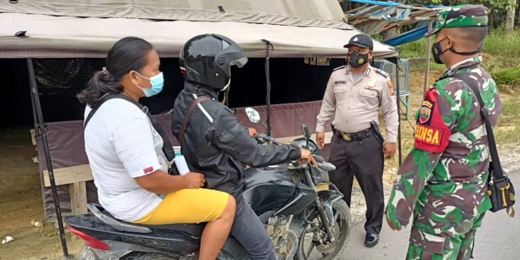 Polsek Kerumutan Minta Warga Terapkan Prokes