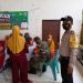 Bhabinkamtibmas Desa Telayap dan TNI Monitor Giat Vaksinasi Dosis II