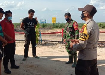 Cegah Penyebaran Covid-19, Polsek Langgam Minta Warga Tertibkan Prokes