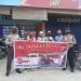 Polsek Pangkalan Kerinci Beri Sosialisasi Terkait Saber Pungli Kepada Penjaga Parkir Mandiri Swalayan