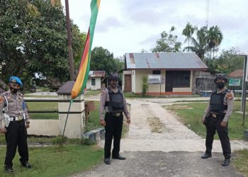 Jaga Keamanan Mako, Polsek Bunut Siagakan Personel