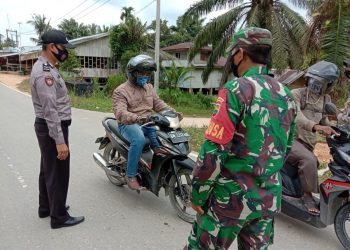 Polsek Langgam Imbau Masyarakat Untuk Tidak Berkerumun dan Patuhi Prokes