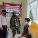 Kapolsek Kerumutan Kerahkan Personil Lakukan Pengamanan di Gerai Vaksinasi