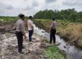 Pastikan Wilayah Aman, Polsek Pangkalan Kerinci Cek Area Rawan Terbakar