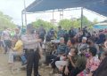 Polsek Kerumutan Berikan Himbauan Prokes saat Kegiatan Vaksinasi
