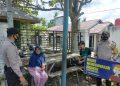 Sambangi Warga, Polsek Bunut Terus Gelar Sosialisasi Prokes