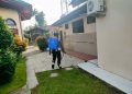 Antisipasi Covid-19, Polsek Pangkalan Kuras Semprot Mako dan Asrama dengan Disinfektan