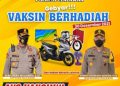 Banjir Hadiah, Polres Pelalawan Gelar Gebyar Vaksin Hingga Akhir Desember 2021