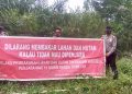 Cegah Kabut Asap dari Karhutla, Polsek Bandar Sei Kijang Lakukan Patroli di Wilayah Rawan Terbakar