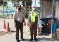 Cegah Gangguan Kamtibmas di Pos PT RAPP, Polsubsektor Pelalawan Lakukan Patroli