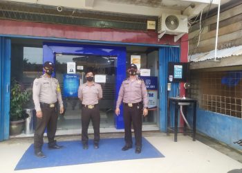 Patroli KRYD, Polsek Langgam Pantau Penerapan Prokes Warga