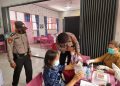Polsek Pangkalan Kuras Update Data Vaksinasi di Wilayah Binaan 17 Januari