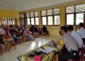 Polsek Kerumutan Sosialisasikan Vaksinasi Covid-19 untuk Anak SD Kepada Pihak Sekolah