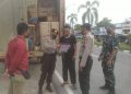 Polsek Pangkalan Kerinci Imbau Seluruh Masyarakat di Jalan Lintas Timur Terapkan Prokes