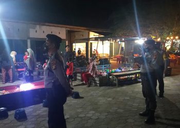 Polsek Pangkalan Kuras Gelar Razia Prokes