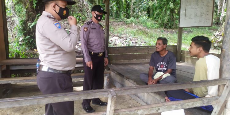 Polsek Langgam Pantau Prokes dan Kamtibmas, Ini Tujuannya