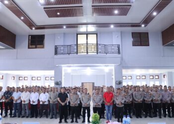Polres Rokan Hilir laksanakan giat Analisa dan Evaluasi (Anev) Bhabinkamtibmas