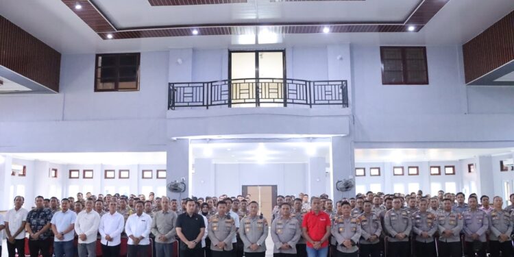 Polres Rokan Hilir laksanakan giat Analisa dan Evaluasi (Anev) Bhabinkamtibmas