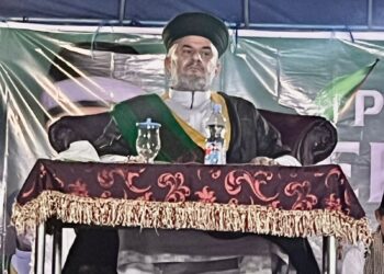 Peringati Haul Raja Kecik, Pulau Terubuk Kedatangan Syekh Ahmad Rauni Al-Jailani Keturunan ke-28 SHULTONUL AULIA Syekh Abdulqodir Al-Jailani.